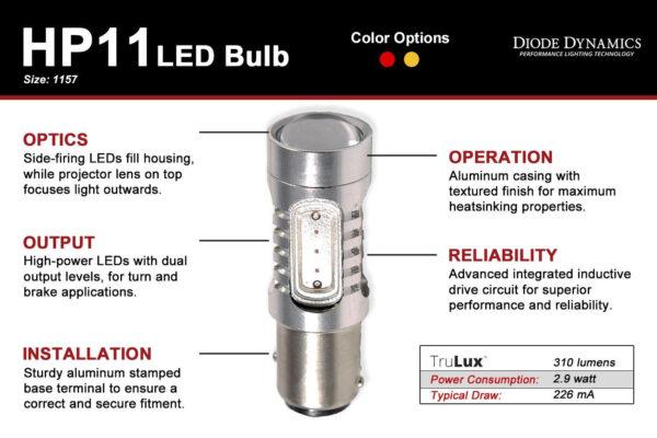 1157 HP11 Tail Light LED Bulbs