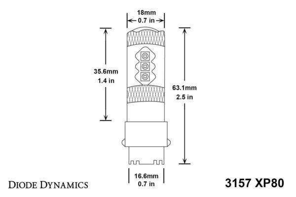 3156/3157 XP80 Tail Light LED Bulbs