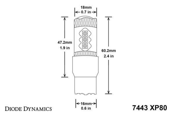 7440/7443 XP80 Tail Light LED Bulbs