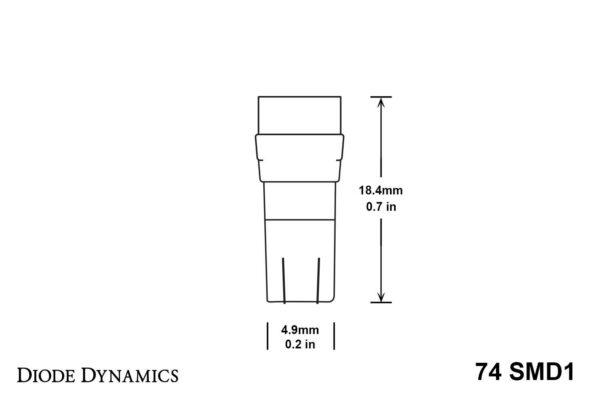 74 SMD1 LED Bulbs