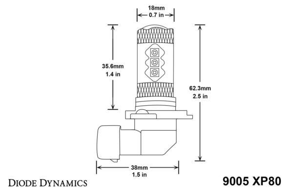 9005 XP80 LED Bulbs