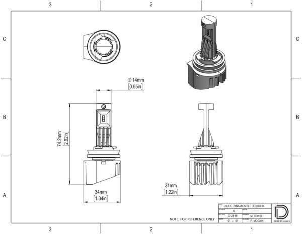 9006 SLF LED Bulbs