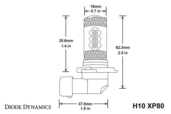 H10 XP80 LED Bulbs