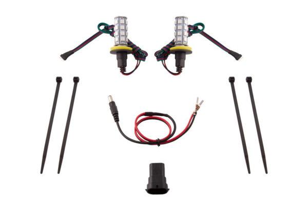 H11 Multicolor Fog/DRL LED Bulb Kit