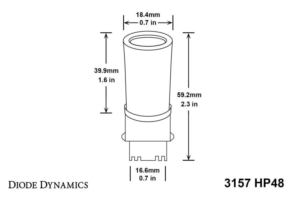 3156/3157 HP48 Backup LED Bulbs – 12 Volt Does IT