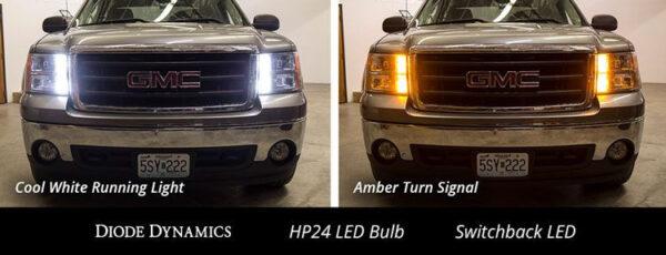 1157 HP24 Switchback Dual-Color Turn Signal LED Bulbs