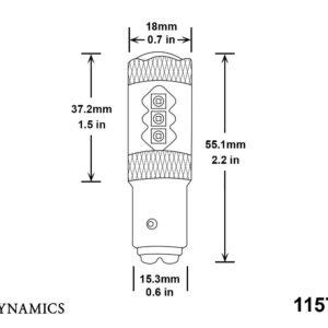 1157 XP80 Turn Signal LED Bulbs