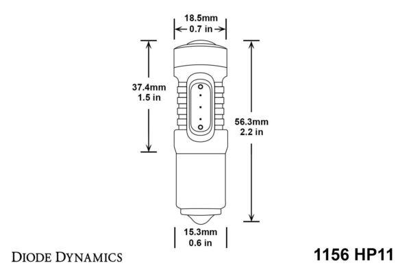 1156 HP11 Turn Signal LED Bulbs