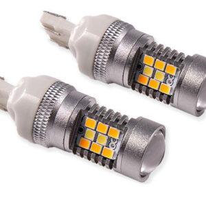 7443 HP24 Switchback Dual-Color Turn Signal LED Bulbs