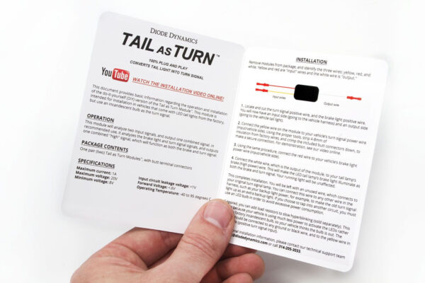 Tail as Turn™ Module, DIY